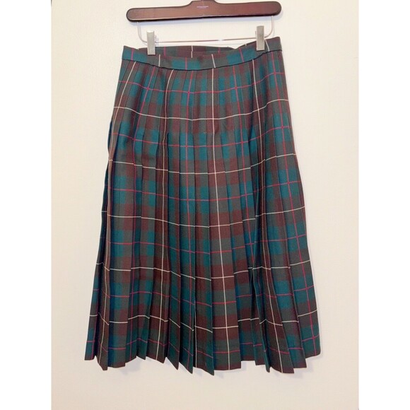 Ms. Poodle McKinnon Hunting Tartan Wool Skirt Size 12 -WITH DEFECT - Picture 4 of 9
